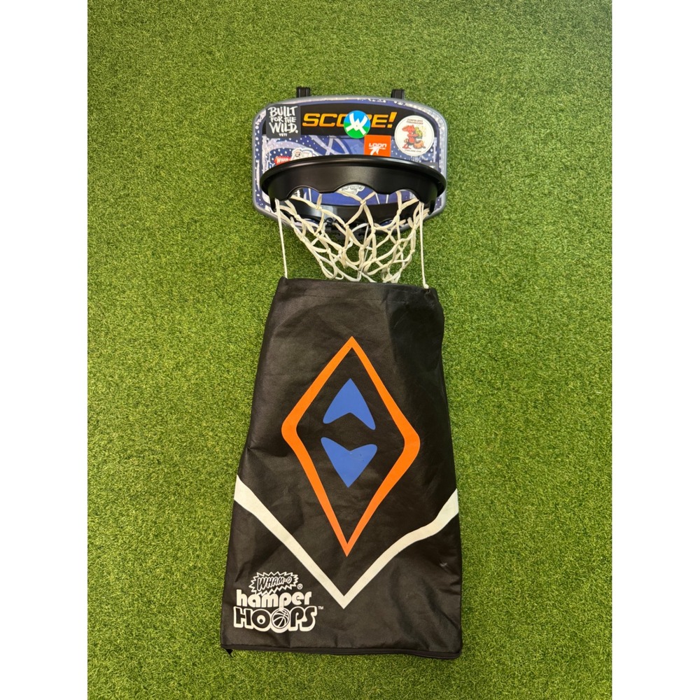 Wham-O Hamper Hoops Over The Door Basketball Hoop Laundry Bag‎ Yeti Stickers